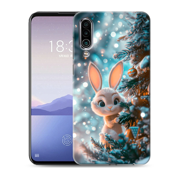 Силиконовый чехол на Meizu 16Xs с принтом Новый год