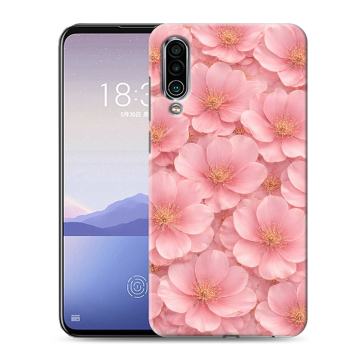 Силиконовый чехол на Meizu 16Xs с принтом женский