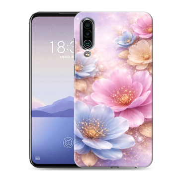Силиконовый чехол на Meizu 16Xs с принтом женский