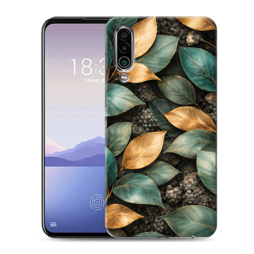 Силиконовый чехол на Meizu 16Xs с принтом женский