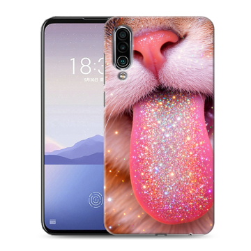 Силиконовый чехол на Meizu 16Xs с принтом для девочек