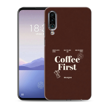 Силиконовый чехол на Meizu 16Xs с принтом женский