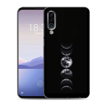 Силиконовый чехол на Meizu 16Xs с принтом женский