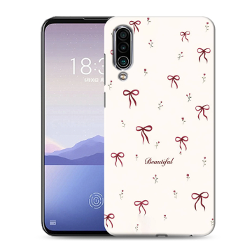 Силиконовый чехол на Meizu 16Xs с принтом для девочек