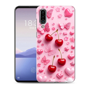 Силиконовый чехол на Meizu 16Xs с принтом для девочек