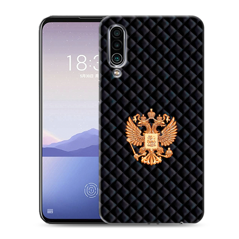 Силиконовый чехол на Meizu 16Xs с принтом Герб России принт Силиконовый чехол на Meizu 16Xs с принтом Герб России принт
