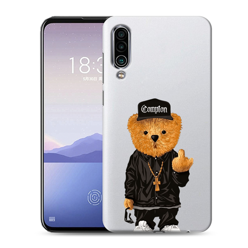 Силиконовый чехол на Meizu 16Xs с принтом Мишка Силиконовый чехол на Meizu 16Xs с принтом Мишка