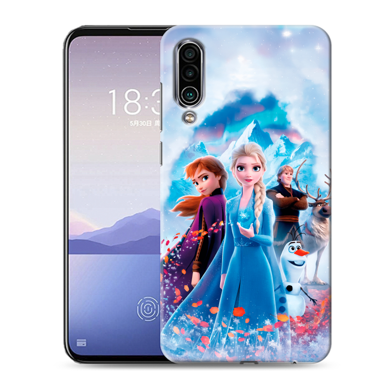 Силиконовый чехол на Meizu 16Xs с принтом Холодное сердце Frozen Силиконовый чехол на Meizu 16Xs с принтом Холодное сердце Frozen