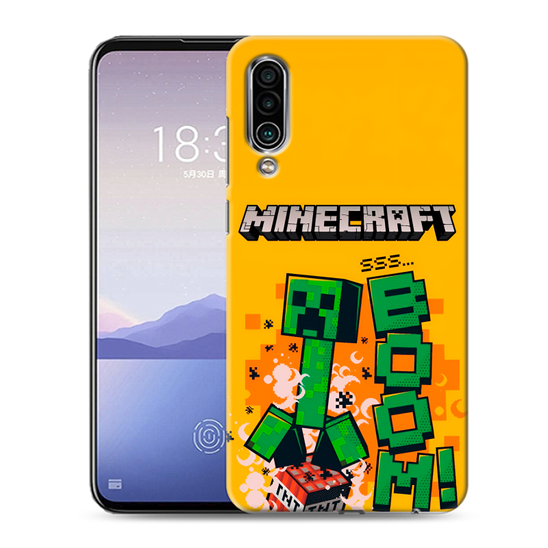 Силиконовый чехол на Meizu 16Xs с принтом Майнкрафт Minecraft Силиконовый чехол на Meizu 16Xs с принтом Майнкрафт Minecraft