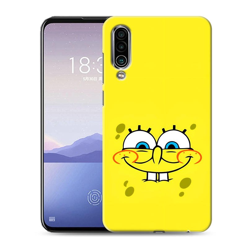 Силиконовый чехол на Meizu 16Xs с принтом спанчбоб спанч боб Силиконовый чехол на Meizu 16Xs с принтом спанчбоб спанч боб