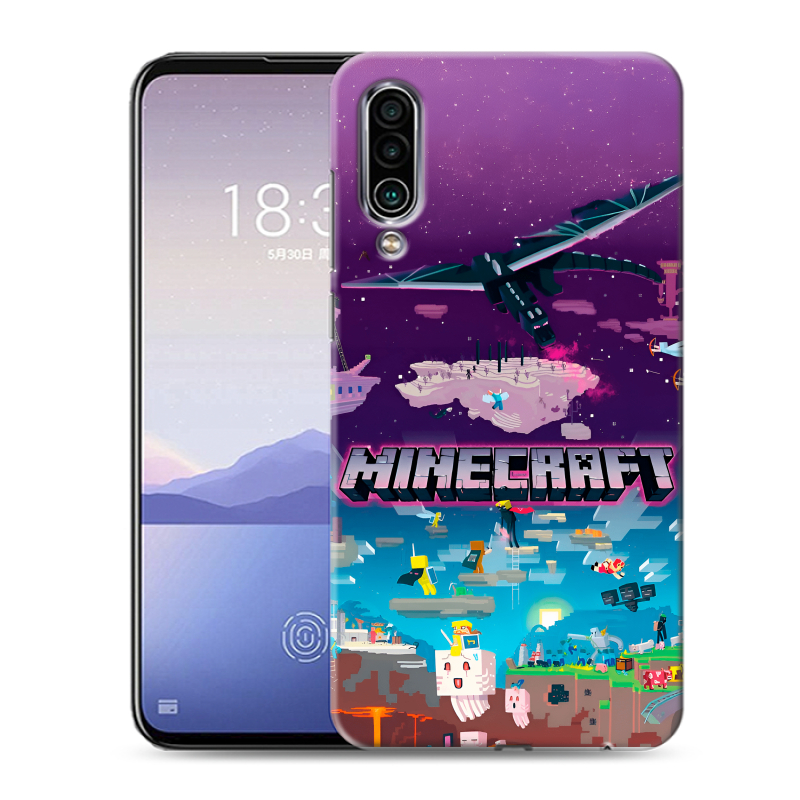 Силиконовый чехол на Meizu 16Xs с принтом Майнкрафт Minecraft Силиконовый чехол на Meizu 16Xs с принтом Майнкрафт Minecraft