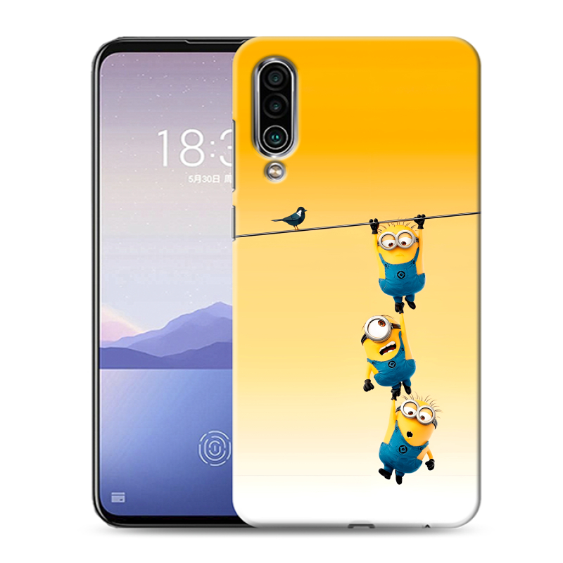 Силиконовый чехол на Meizu 16Xs с принтом Миньоны Силиконовый чехол на Meizu 16Xs с принтом Миньоны