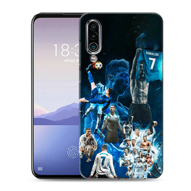 Силиконовый чехол на Meizu 16Xs с принтом Реал Роналдо Силиконовый чехол на Meizu 16Xs с принтом Реал Роналдо
