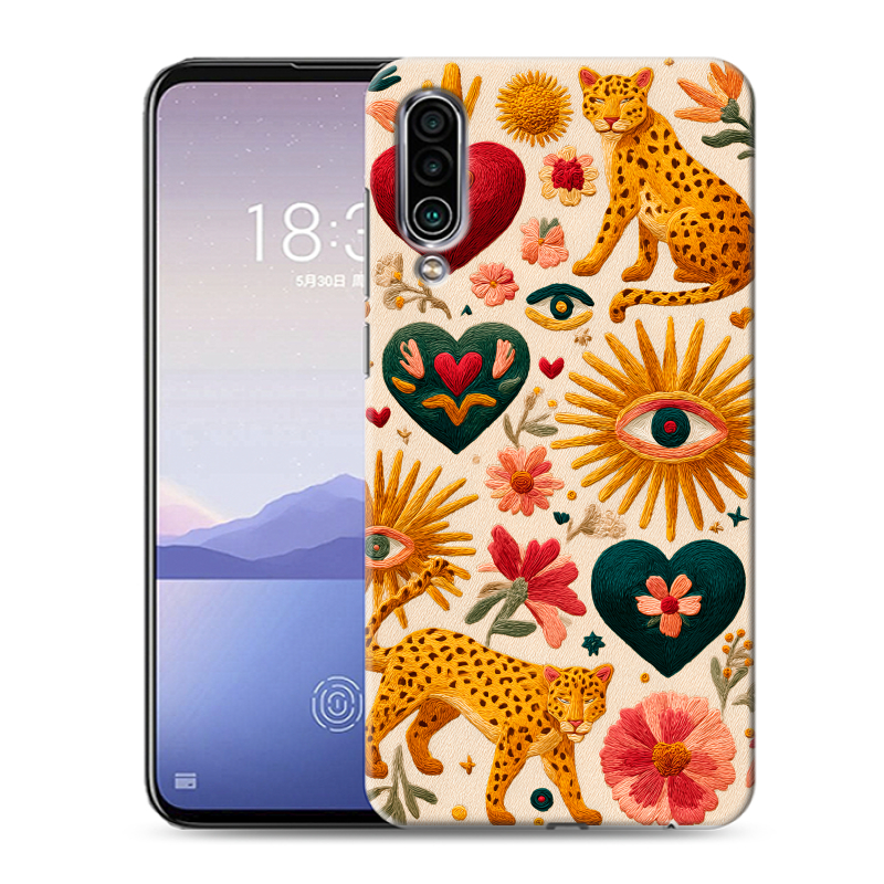 Силиконовый чехол на Meizu 16Xs с принтом Модный принт Силиконовый чехол на Meizu 16Xs с принтом Модный принт