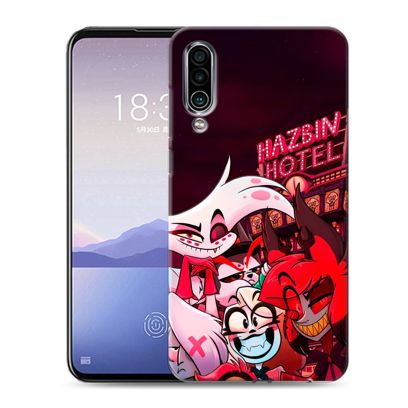 Силиконовый чехол на Meizu 16Xs с принтом Hazbin Hotel Отель Хазбин Силиконовый чехол на Meizu 16Xs с принтом Hazbin Hotel Отель Хазбин