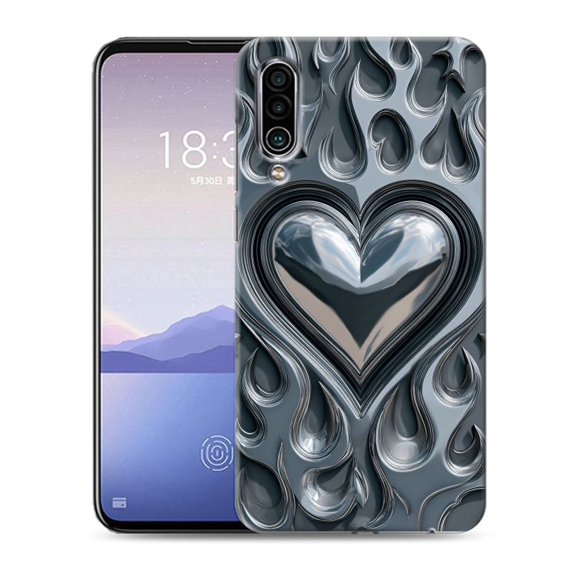 Силиконовый чехол на Meizu 16Xs с принтом Y2K Силиконовый чехол на Meizu 16Xs с принтом Y2K