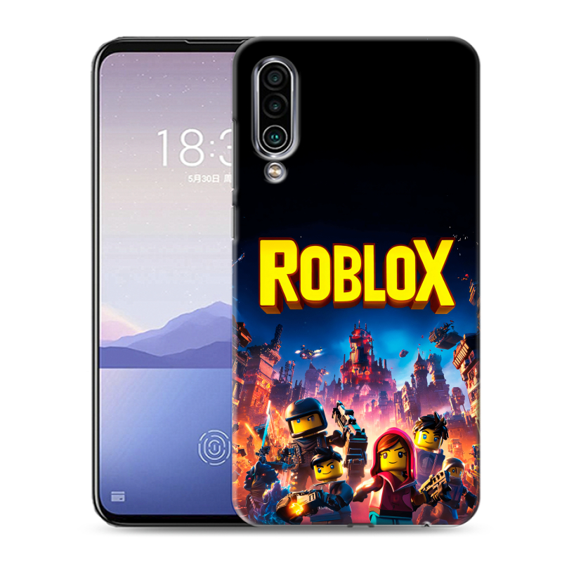 Силиконовый чехол на Meizu 16Xs с принтом Roblox Роблокс Силиконовый чехол на Meizu 16Xs с принтом Roblox Роблокс