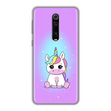 Силиконовый чехол на Xiaomi Mi 9T с принтом Единорог Силиконовый чехол на Xiaomi Mi 9T с принтом Единорог