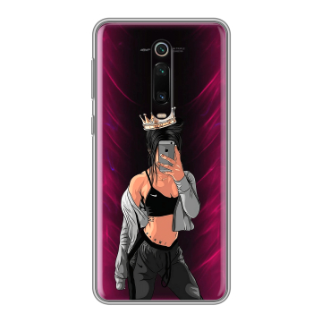Силиконовый чехол на Xiaomi Mi 9T с принтом Женские принты Силиконовый чехол на Xiaomi Mi 9T с принтом Женские принты