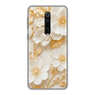 Силиконовый чехол на Xiaomi Mi 9T с принтом Цветы