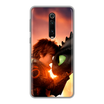 Силиконовый чехол на Xiaomi Mi 9T с принтом Как приручить дракона