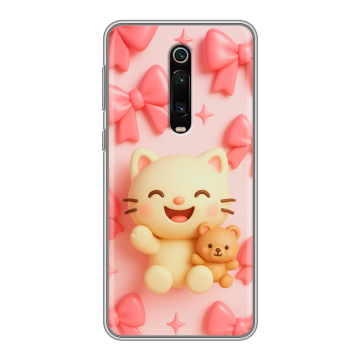 Силиконовый чехол на Xiaomi Mi 9T с принтом для девочек