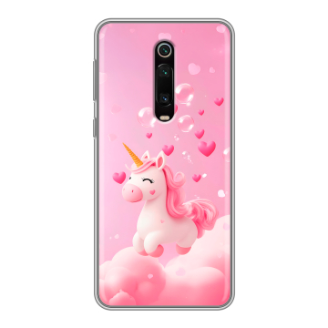 Силиконовый чехол на Xiaomi Mi 9T с принтом Единорог Силиконовый чехол на Xiaomi Mi 9T с принтом Единорог
