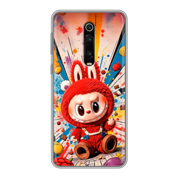 Силиконовый чехол на Xiaomi Mi 9T с принтом Labubu Лабубу