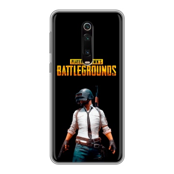 Силиконовый чехол на Xiaomi Mi 9T с принтом PUGB ПАГБ