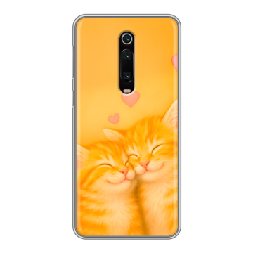 Силиконовый чехол на Xiaomi Mi 9T с принтом Милые котята