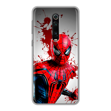 Силиконовый чехол на Xiaomi Mi 9T с принтом Spiderman Человек паук