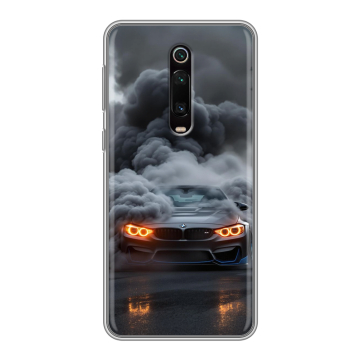 Силиконовый чехол на Xiaomi Mi 9T с принтом BMW БМВ