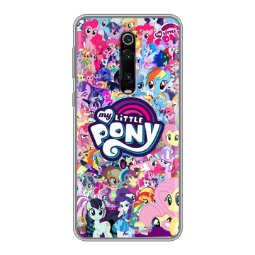Силиконовый чехол на Xiaomi Mi 9T с принтом My little pony Дружба чудо