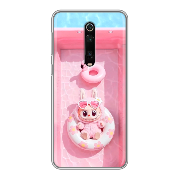 Силиконовый чехол на Xiaomi Mi 9T с принтом Labubu Лабубу