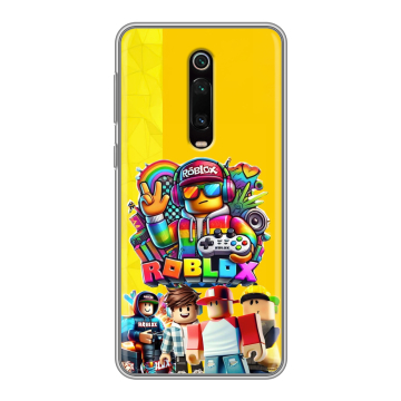 Силиконовый чехол на Xiaomi Mi 9T с принтом Roblox Роблокс Силиконовый чехол на Xiaomi Mi 9T с принтом Roblox Роблокс