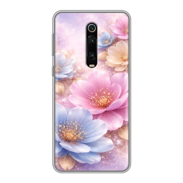 Силиконовый чехол на Xiaomi Mi 9T с принтом женский