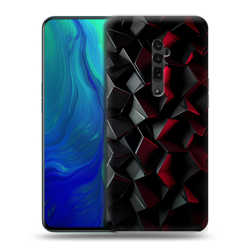 Пластиковый чехол на OPPO Reno 10x Zoom с принтом Абстракция