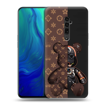 Пластиковый чехол на OPPO Reno 10x Zoom с принтом Луи робот