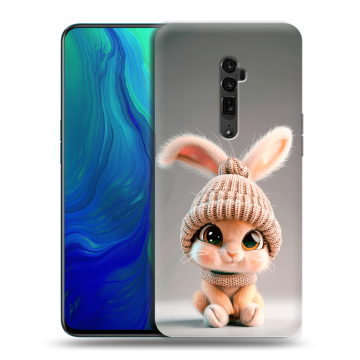 Пластиковый чехол на OPPO Reno 10x Zoom с принтом Кролик
