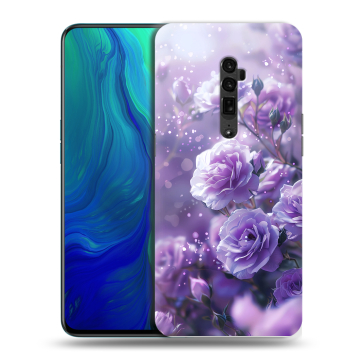 Пластиковый чехол на OPPO Reno 10x Zoom с принтом Розы цветы