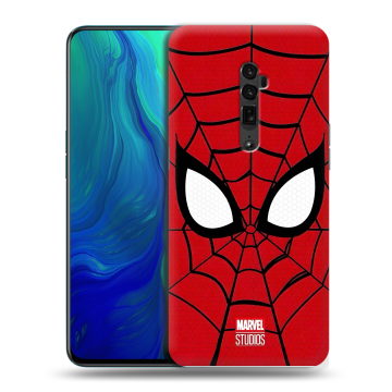 Пластиковый чехол на OPPO Reno 10x Zoom с принтом человек паук spiderman
