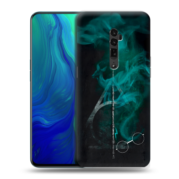 Пластиковый чехол на OPPO Reno 10x Zoom с принтом Гарри Поттер Harry Potter