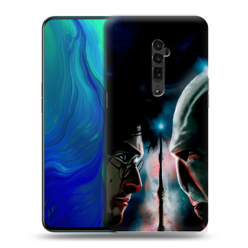 Пластиковый чехол на OPPO Reno 10x Zoom с принтом Гарри Поттер Harry Potter