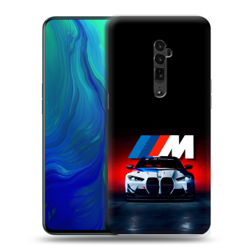 Пластиковый чехол на OPPO Reno 10x Zoom с принтом БМВ BMW