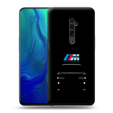 Пластиковый чехол на OPPO Reno 10x Zoom с принтом БМВ BMW