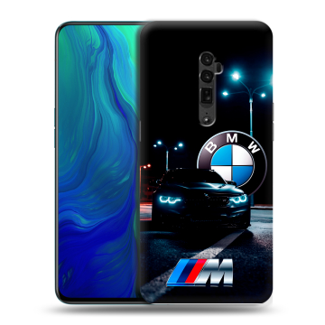Пластиковый чехол на OPPO Reno 10x Zoom с принтом БМВ BMW