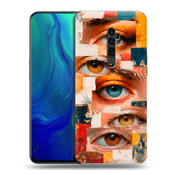 Пластиковый чехол на OPPO Reno 10x Zoom с принтом Модный принт