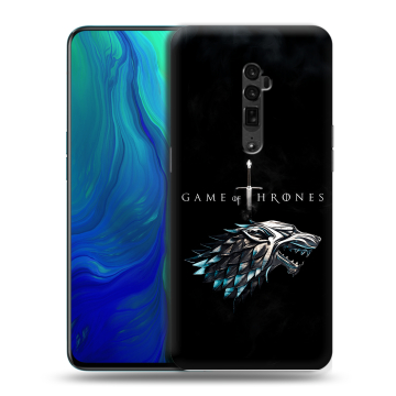 Пластиковый чехол на OPPO Reno 10x Zoom с принтом Игра Престолов Game Thrones