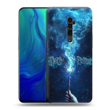 Пластиковый чехол на OPPO Reno 10x Zoom с принтом Harry Potter Гарри Поттер