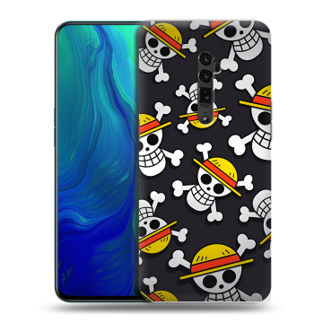 Пластиковый чехол на OPPO Reno 10x Zoom с принтом One Piece Ван Пис